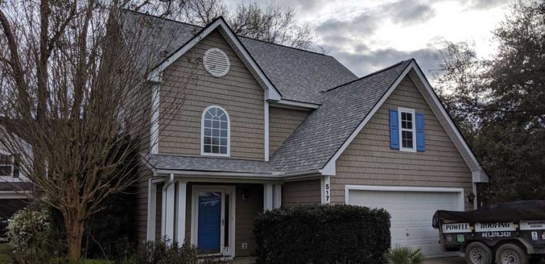 Landmark Cobblestone Gray Roof Replacement in Charleston, SC