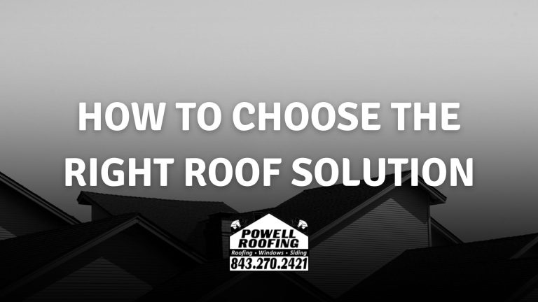 Roof Replacement: Choosing the Right Solution